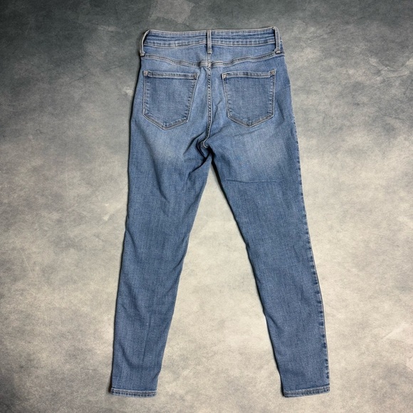 Old Navy Jeans Womens Size 4 Blue Rockstar Super Skinny Mid Rise Inseam 25 - Picture 11 of 13